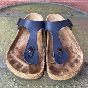 Birkenstock Gizeh Blue Sandals Size 38